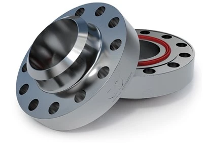 ASME SA105 ASTM A350 LF2 Kabòn Steel Integral Flange kontra enfòmèl ant