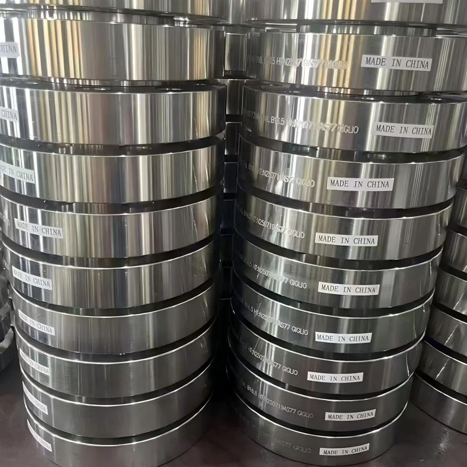 Fè nan peyi Lachin ASME B16.5 Weld Neck Raised Face (WNRF) Bride, SS316, 4" SCH40, Klas 300