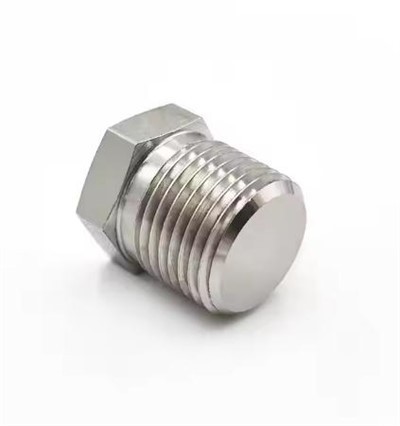 Fòje Nerjaveèi asye Threaded Fittings Hex Head Plug ASME B16.11 Fitting tiyo